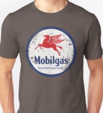 Mobil Oil Gas Vintage Mobiloil Mobilgas Sign Logo Pegasus Unisex T-Shirt
