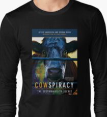 Cow spiracy poster Long Sleeve T-Shirt