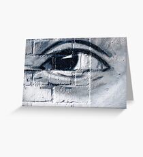 Graffiti eye Greeting Card