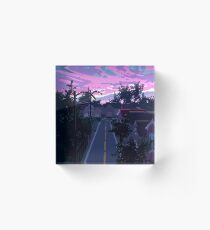 Pixel Suburbia Acrylic Block