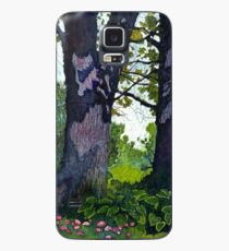 A View Through The Trees, Watercolor and Ink Batik on Rice Paper Case/Skin for Samsung Galaxy