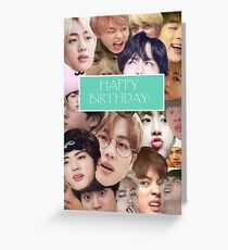 Jin birthday card Greeting Card