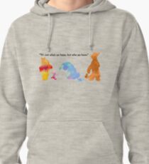 Quote Inspired Silhouette Pullover Hoodie