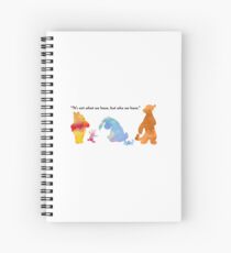 Quote Inspired Silhouette Spiral Notebook