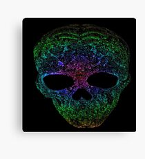 Rainbow skull Canvas Print