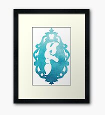 Princess Silhouette Frame Framed Print