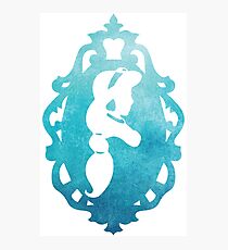 Princess Silhouette Frame Photographic Print