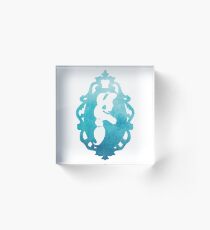 Princess Silhouette Frame Acrylic Block