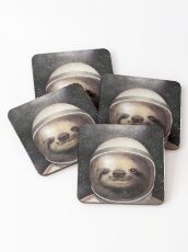 Space Sloth Dessous de verre
