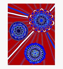 Red, White, and Blue Photographic Print