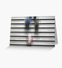 broken lines Greeting Card