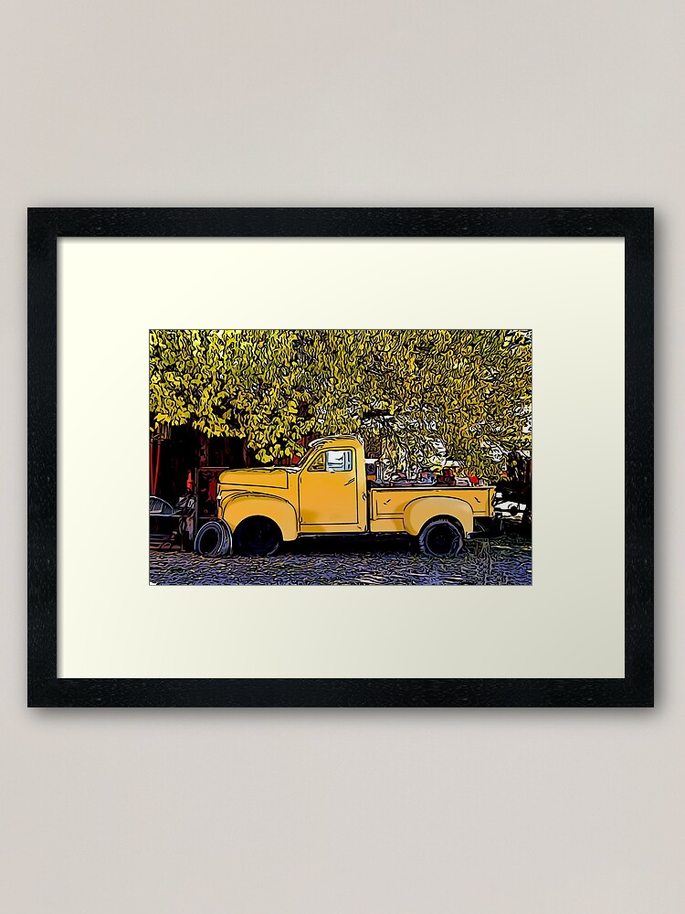 Alternate view of Truck Relic Framed Art Print