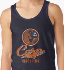 Hiroshima Karpfen Logo Retro Tanktop für Männer