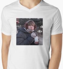 Camiseta para hombre de cuello en v BTS - TAEHYUNG MEME