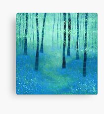 Bluebells, Challock Canvas Print