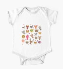funny animals muzzle One Piece - Short Sleeve