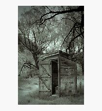 Roadside Outhouse Photographic Print