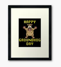 Happy Groundhog Day! Framed Print