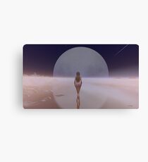 A Moonlit Mirage Canvas Print