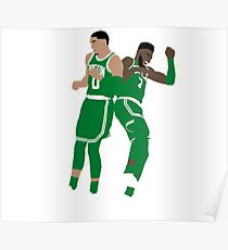 Jaylen Brown Jayson Tatum Hype Poster
