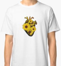 Summer Sunflower Heart Classic T-Shirt
