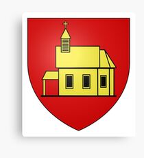 French France Coat of Arms 15261 Blason de la ville de Kappelen Canvas Print