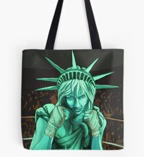 Lady Liberty Fighting for the People Tote Bag