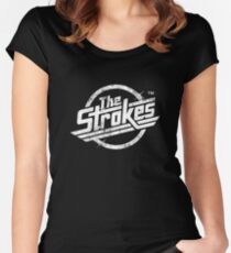the strokes Women's Fitted Scoop T-Shirt