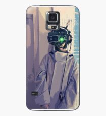 Cyberpunk Goggles Girl Case/Skin for Samsung Galaxy