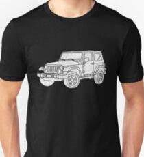 Jeep - White Unisex T-Shirt