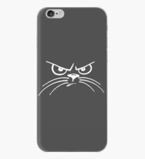 grumpy cat with whiskers iPhone Case