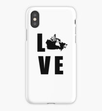 LOVE CANADA CANADA LOVE iPhone Case