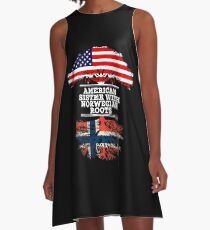 American Sister With Norwegian Roots - Gift For Norwegian Sister From Brother Or Sister A-Line Dress