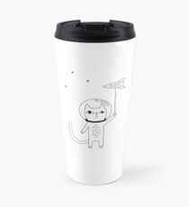 Space Cat Travel Mug