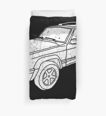 Jeep Cherokee - White Duvet Cover