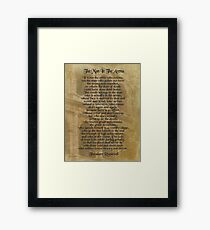 "The man in the arena" Theodore Roosevelt Framed Print