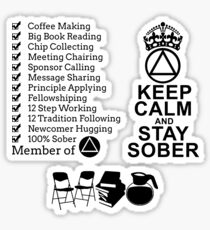 Alcoholics Anonymous Sticker Pack