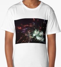 Long Exposure Fireworks Long T-Shirt