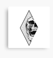 Geometric Skull design Canvas Print