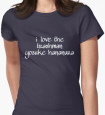 Camiseta entallada para mujer Amo el hombre de basura
