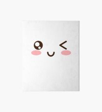 CUTE ANIME JAPANESE EMOJI/EMOTICON WINKY FACE Art Board