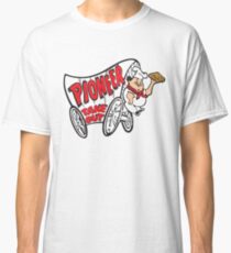 Pioneer Chicken Tshirt Pioneer Take Out Shirt Defunct Fast Food Chain Shirt - White Version Classic T-Shirt