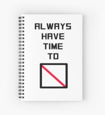 Time to Spare Spiral Notebook