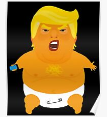 Riesiges aufblasbares Trumpf-Baby Poster