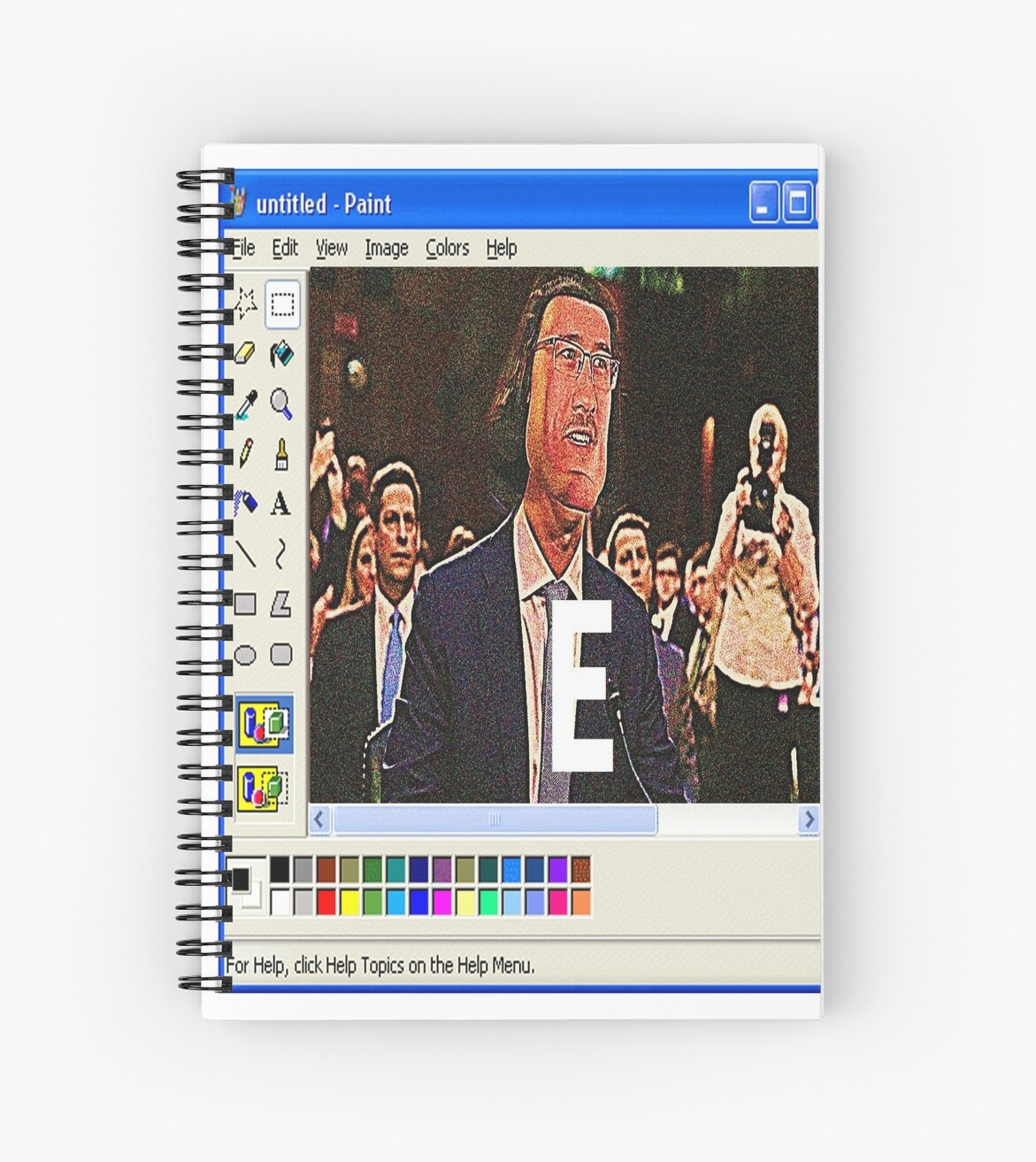 MS Paint E Meme Spiral Notebooks By Adjua Redbubble