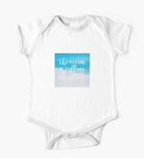 The Ocean is Calling My Name One Piece - Short Sleeve