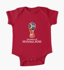 2018 Coupe du Monde Russie Logo Bodies - Manches courtes