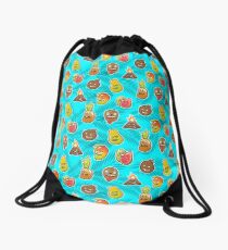 Tropisches Freund-Muster Rucksackbeutel