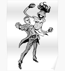 Jordan Peterson Kermit stehen Poster