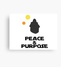 Peace & Purpose Canvas Print